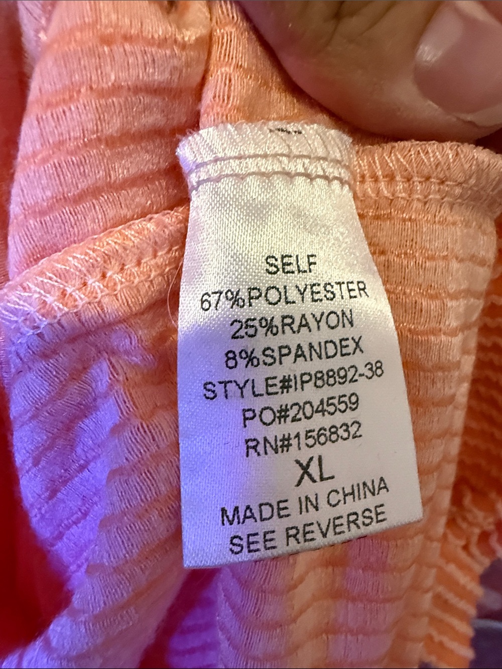 BiBi Pink Ribbed Button-Up Tunic - Picture 4 of 4